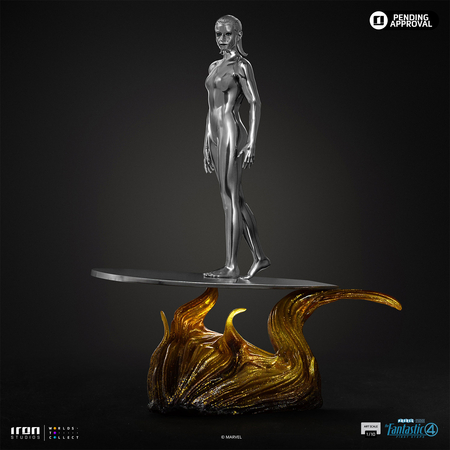 Marvel The Fantastic Four: First Steps Silver Surfer 1:10 Scale Statue Iron Studios MARCAS130425-10 914917