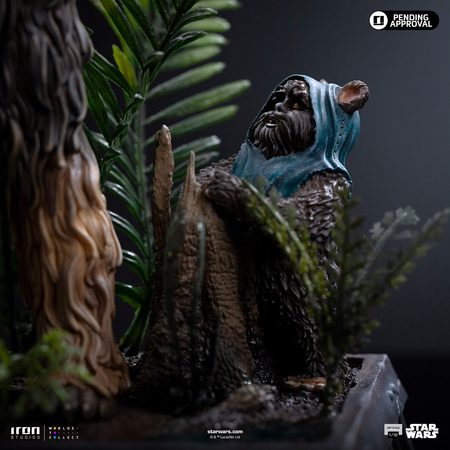 Star Wars: Épisode VI Le Retour du Jedi Chewbacca et Tokkat Statue Échelle 1:10 Iron Studios LUCSWR130325-10 914916