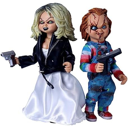 La Fiancée de Chucky - Chucky et Tiffany Ensemble de 2 Figurines avec vêtements échelle 8 pouces NECA 42121
