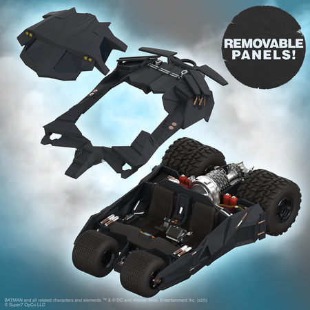 DC Batman Begins Batmobile Tumbler Super Cyborg Figure (Full Color) Collectible Figure by Super 7 SC-BATM-07921 914873