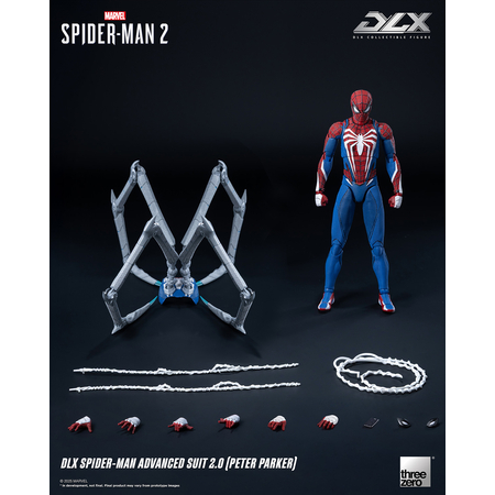 Marvel DLX Spider-Man Advanced Suit 2_0 (Peter Parker) 7-inch Action Figure Threezero 3Z09360W0 914872