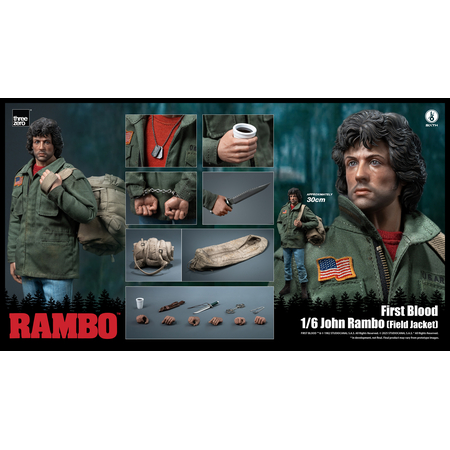 Rambo: First Blood - John Rambo (Field Jacket) 1:6 Scale Figure Threezero 3Z05530W0 914880