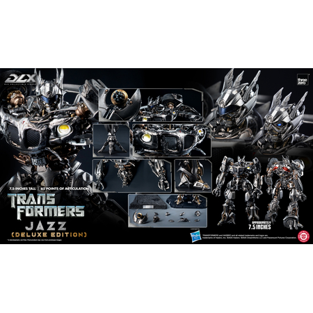 Transformers (2007) Jazz DLX (Version de Luxe) Figurine Threezero 3Z10460W0 9148382