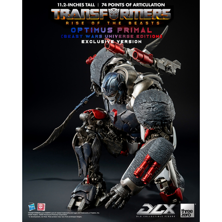 Transformers: Le Réveil des Bêtes Optimus Primal (Édition Beast Wars Universe) Version Exclusive DLX Figurine Threezero 3Z0935 914786