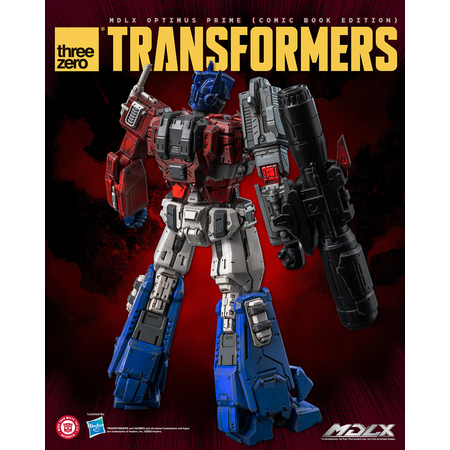 Transformers Optimus Prime MDLX (Édition Livre de Comic) Figurine 7 pouces Threezero 3Z08710W0 914930