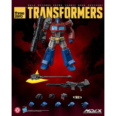 Transformers Optimus Prime MDLX (Édition Livre de Comic) Figurine 7 pouces Threezero 3Z08710W0 914930