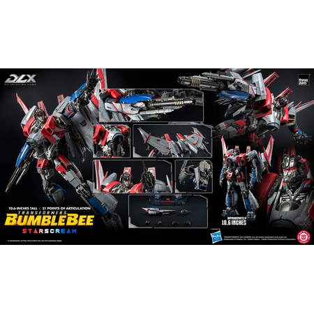 Transformers: Bumblebee Starscream Figurine 10 pouces DLX Threezero 3Z09430W0 914922