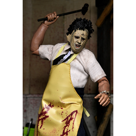 Texas Chainsaw Massacre - Leatherface 8-inch Clothed Action Figure in Window Box Packaging NECA 41590