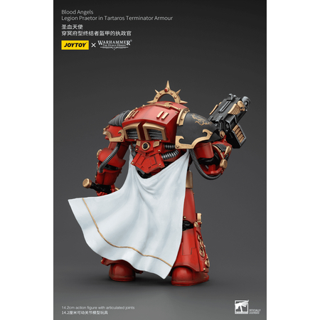 Warhammer 40K Prétor de la Légion des Blood Angels en armure Terminator Tartaros figurine Joytoy JT00386