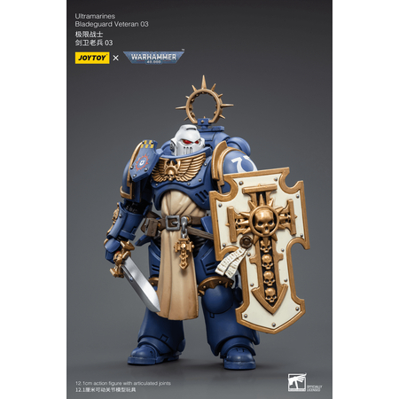 Warhammer 40K Ultramarines Bladeguard Veteran 03 Action Figure Joytoy JT2344