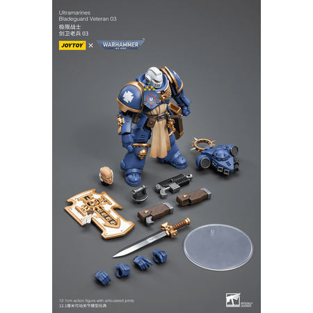 Warhammer 40K Ultramarines Bladeguard Veteran 03 Action Figure Joytoy JT2344