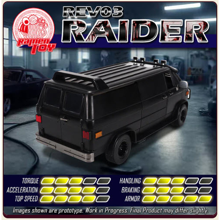 Ramen Economical Van Raider 1:12 Scale Ramen Toy REV03