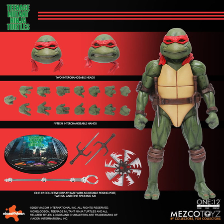One:12 Collective Teenage Mutant Ninja Turtles (1990) Boxed Set Mezco Toyz 75517