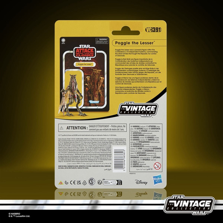 Star Wars The Vintage Collection L'Attaque des Clones Poggle le Bref Figurine 3,75 pouces Hasbro VC391 G2602