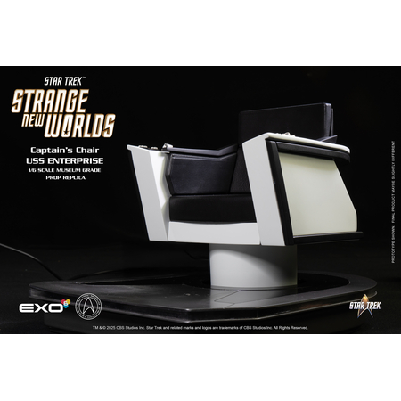 Star Trek: Strange New Worlds USS Enterprise Command Chair 1:6 Scale Prop Replica EXO-6 (EXO-02-128) 915121