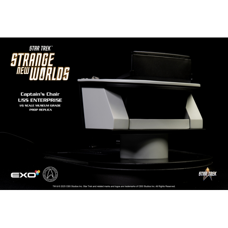 Star Trek: Strange New Worlds USS Enterprise Command Chair 1:6 Scale Prop Replica EXO-6 (EXO-02-128) 915121
