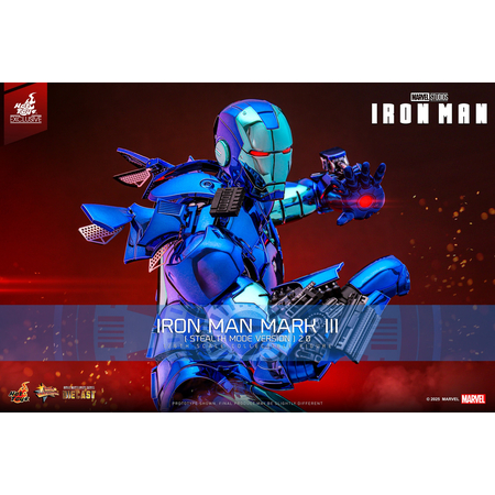 Marvel Iron Man Mark III (Stealth Mode Version) 2.0 1:6 Scale Collectible Figure Hot Toys MMS814D71 914585