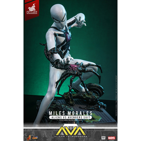Marvel Miles Morales (Costume Aliens Vs Avengers Suit) Édition Limitée Figurine Échelle 1:6 Hot Toys CMS027 914881
