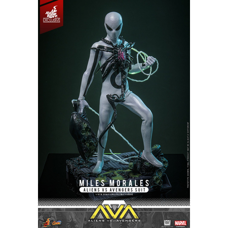 Marvel Miles Morales (Costume Aliens Vs Avengers Suit) Édition Limitée Figurine Échelle 1:6 Hot Toys CMS027 914881