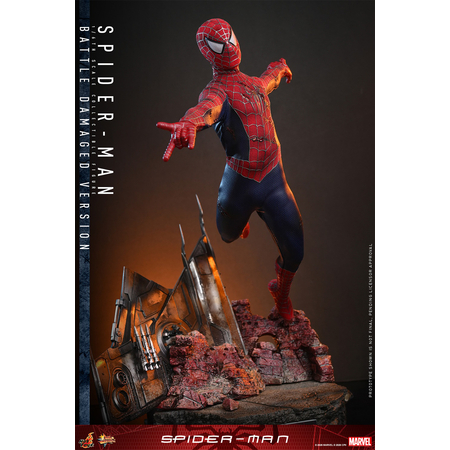 Marvel Spider-Man (Battle Damaged Version) 1:6 Scale Action Figure Hot Toys MMS859 915211