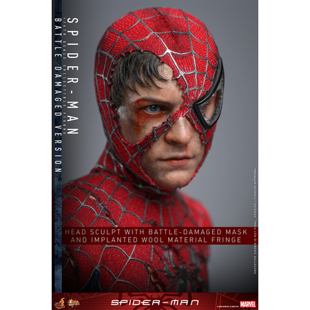 Marvel Spider-Man (Battle Damaged Version) 1:6 Scale Action Figure Hot Toys MMS859 915211