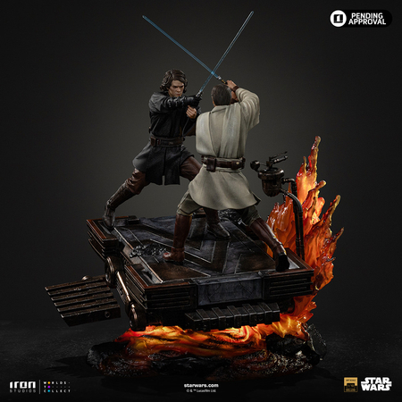 Star Wars Episode III: La revanche des Sith Anakin contre Obi-Wan Statue de Luxe Échelle 1:10 Iron Studios LUCSWR133225-10 915109