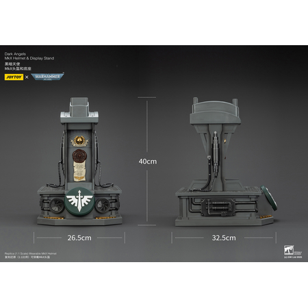 Warhammer 40K Dark Angels MkX Casque et Présentoir Échelle 1:1 Joytoy JT02762 915122