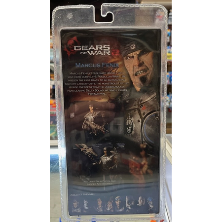 Gears of War 2 - series 3 Marcus Fenix regular gun Variant 7 in action figure NECA