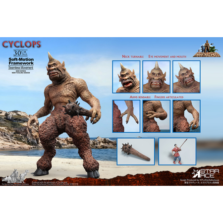 Ray Harryhausen Le 7e Voyage de Sinbad Le Cyclope (Motion au Ralenti) Figurine Star Ace Toys Ltd SA6074 915129