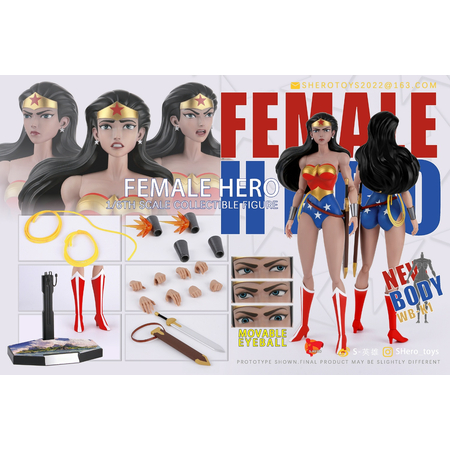 Female Hero Figure Action Figure 1/6 S-Hero (SH007)