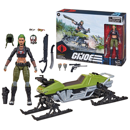 GI Joe Classified Series Zanya and Dreadnok Chameleon (Swamp Skier) Vehicle 6-Inch Action Figure Hasbro #194 G2089