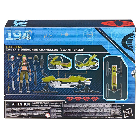 GI Joe Classified Series Zanya and Dreadnok Chameleon (Swamp Skier) Vehicle 6-Inch Action Figure Hasbro #194 G2089