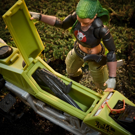 GI Joe Classified Series Zanya and Dreadnok Chameleon (Swamp Skier) Vehicle 6-Inch Action Figure Hasbro #194 G2089