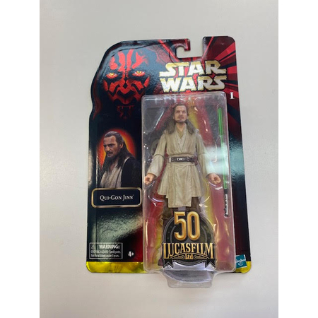 ​Star Wars The Black Series 50 Lucasfilm Episode I 6-inch Qui-Gon Jinn Hasbro F2729​