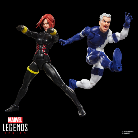 Marvel Legends Black Widow & Quicksilver Avengers 6-Inch Action Figures Hasbro G2122
