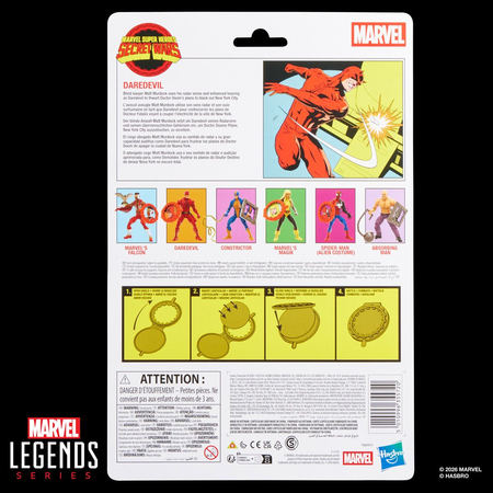 Marvel Legends Secret Wars Series - Daredevil 6-Inch Action Figure Hasbro G2417