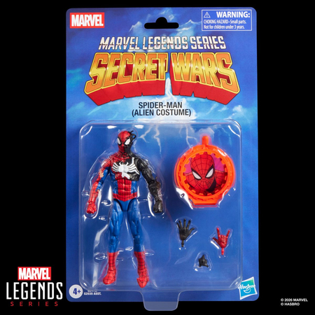 Marvel Legends Secret Wars Series - Spider-Man (Alien Costume) 6-Inch Action Figure Hasbro G2419