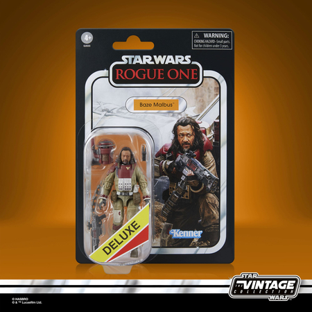 Star Wars The Vintage Collection Baze Malbus (Rogue One: A Star Wars Story) Premium Deluxe 3,75-Inch Action Figure Hasbro VC397 G2533