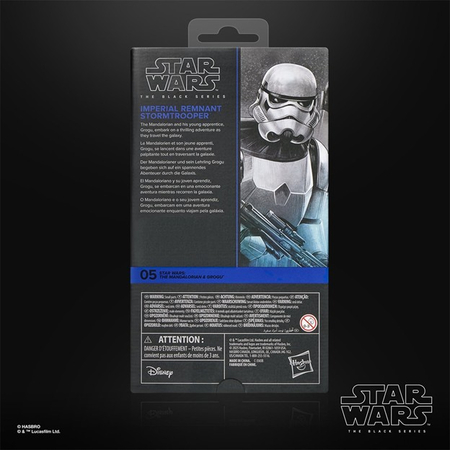 Star Wars The Black Series The Mandalorian & Grogu Imperial Remnant Snowtrooper (Black Box) 6-Inch Action Figure Hasbro #05 G2573