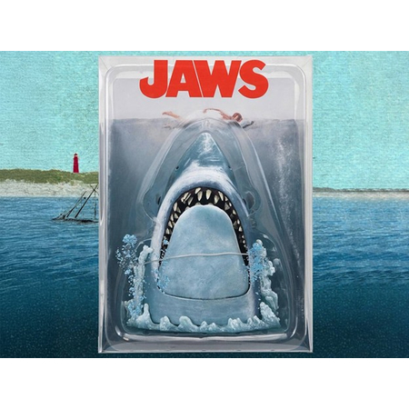 Jaws 50th Anniversary Poster Series Display Piece NECA