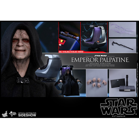 Star Wars Épisode VI: Le Retour du Jedi Emperor Palpatine Série Movie Masterpiece figurine Deluxe échelle 1:6 Hot Toys 903110