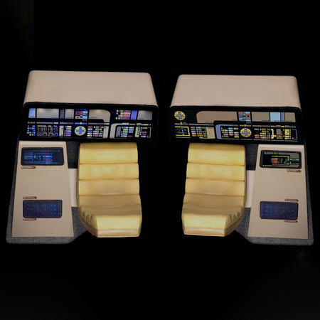 Star Trek: The Next Generation Ensemble de Consoles du Pont Échelle 1:6 EXO-6 (EXO-01-114) 9153833