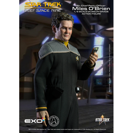 Star Trek: The Next Generation Sr Chief Petty Officer Miles O’Brien 1:6 Scale Figure EXO-6 (EXO-01-068) 915405
