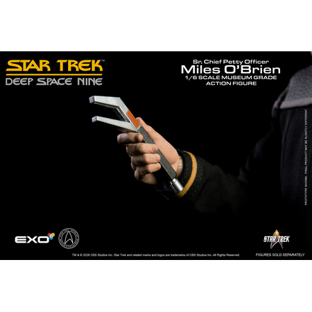 Star Trek: The Next Generation Sr Chief Petty Officer Miles O’Brien 1:6 Scale Figure EXO-6 (EXO-01-068) 915405