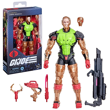 GI Joe Classified Series Cobra Overkill 6-Inch Action Figure Hasbro #201 G2281