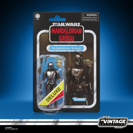 Star Wars The Vintage Collection The Mandalorian & Grogu Deluxe 3,75-inch Action Figure Hasbro VC395 G2532