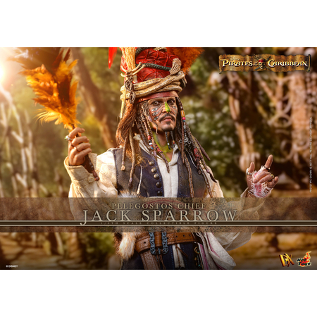Pirates of the Caribbean: Dead Man’s Chest Pelegostos Chief Jack Sparrow 1:6 Scale Figure Hot Toys DX48 914584