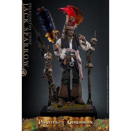 Pirates of the Caribbean: Dead Man’s Chest Pelegostos Chief Jack Sparrow 1:6 Scale Figure Hot Toys DX48 914584