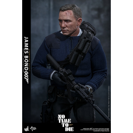No Time To Die James Bond (Commando Outfit) Exclusif 1:6 Scale Collectible Figure Hot Toys MMS804 914183