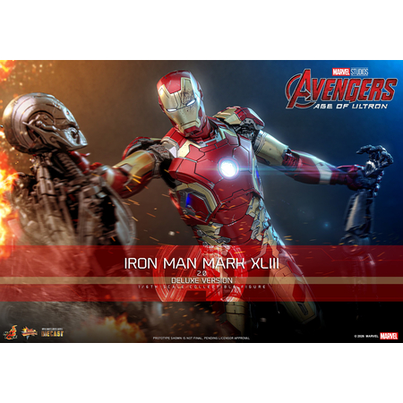 Marvel Iron Man Mark XLIII (2_0) Figurine Échelle 1:6 (Version de Luxe) Hot Toys MMS866D81 9153592